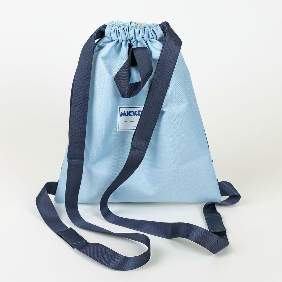 Mochila saco infantil Mickey Mouse Azul 27 x 33 cm